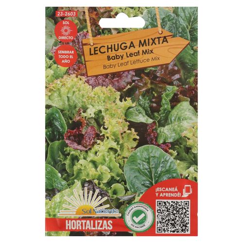 Semillas Sol Naciente Lechuga Mixta