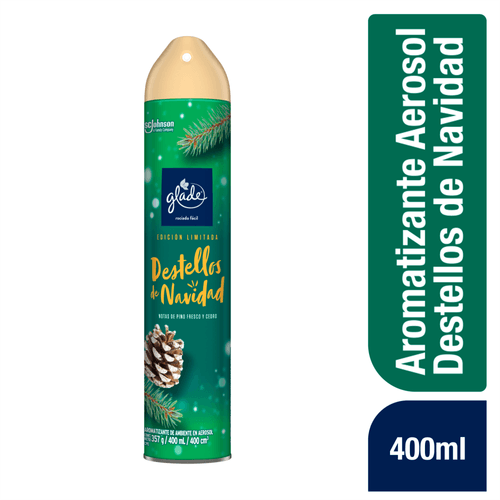 Aromatizante Glade en aerosol navidad - 400 g