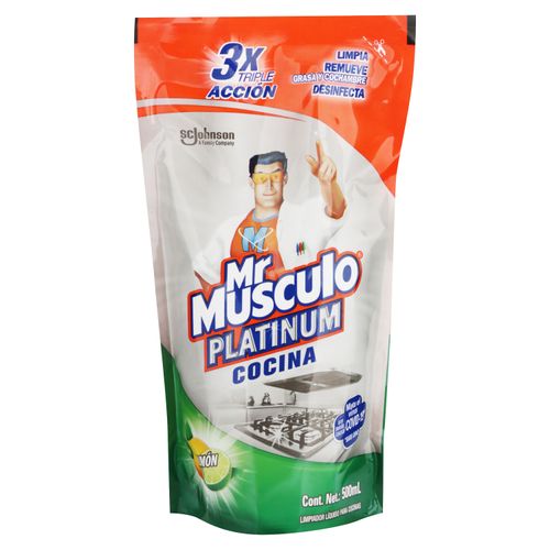 Limpiador Mr. Músculo platinum cocina - 500 ml