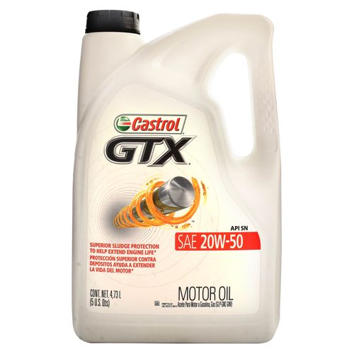 Aceite Castrol Gtx 20W50 Mineral 4730Ml