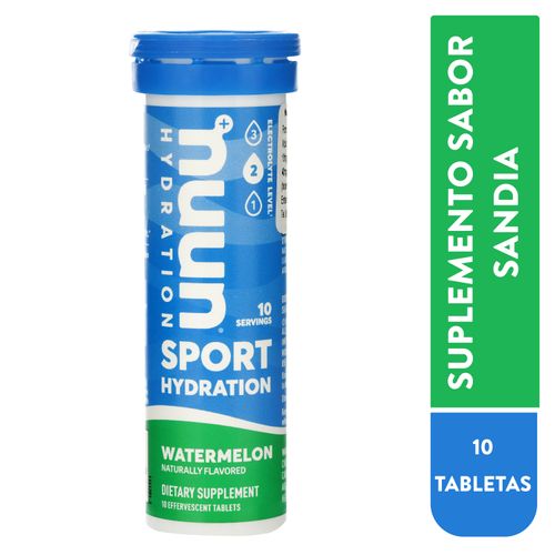 Hidratante Nuun Sport sandía  - 55 g
