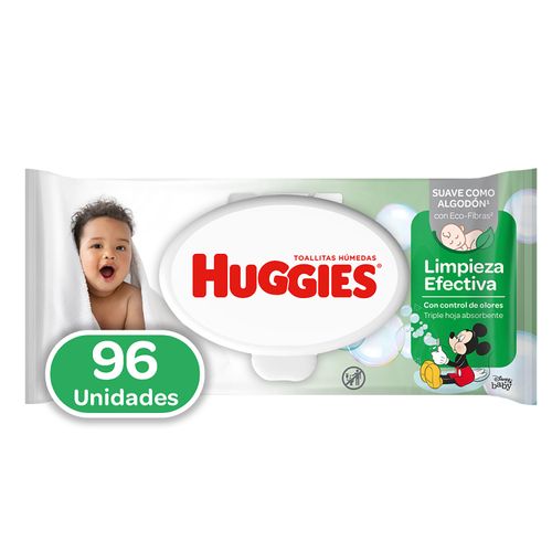 Toallas Húmedas Huggies Limpieza Efectiva - 96Uds