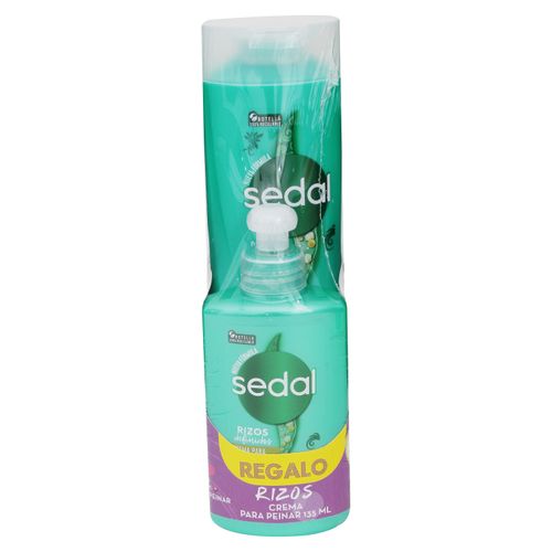 Pack Shampoo Sedal Rizos 340ml + Crema Para Peinar Rizos 135ml