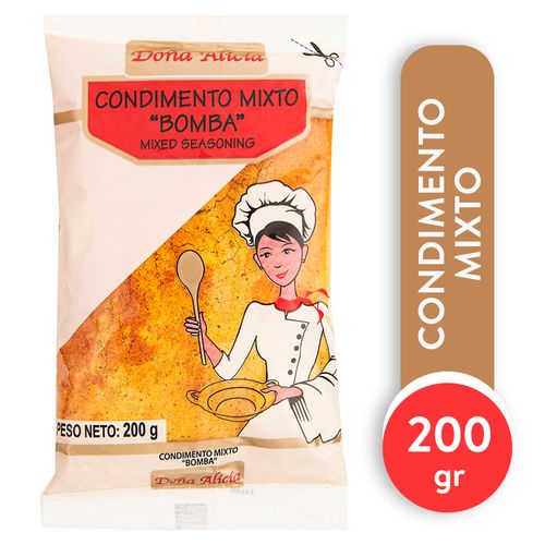 Condimento Doña Alicia mixto - 200 g