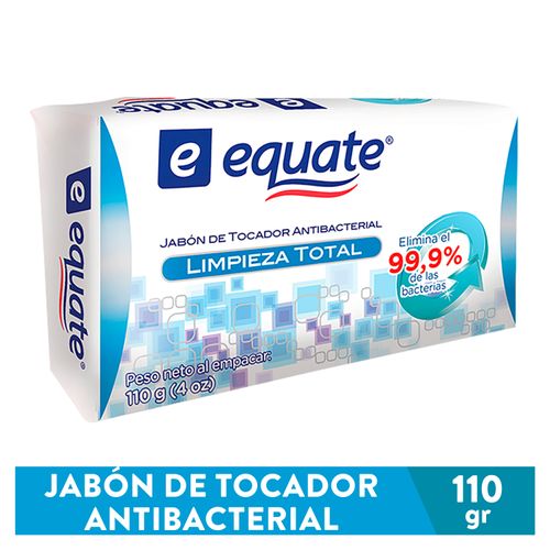 Jabón De Tocador Equate, Limpieza Total - 110g