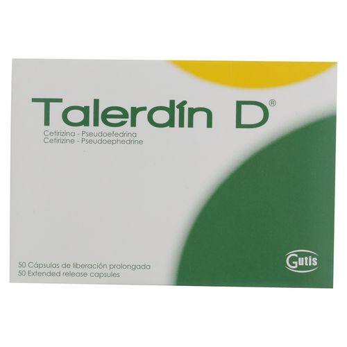 Talerdín D Gutis caja 50 cápsulas - Precio indicado por cápsula