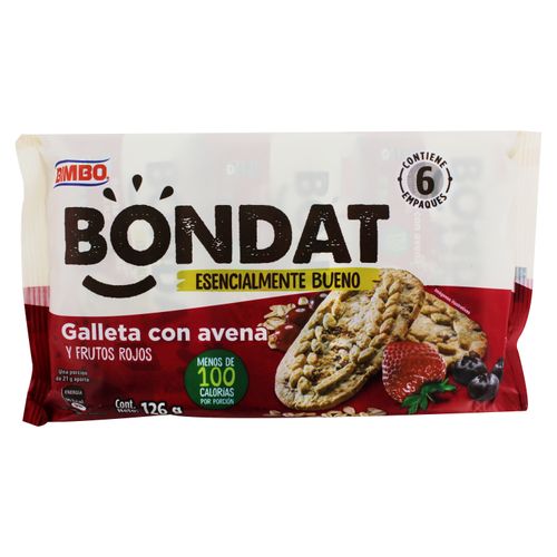 Galleta Bondat Bimbo Frutos Rojos 6 pack -126g