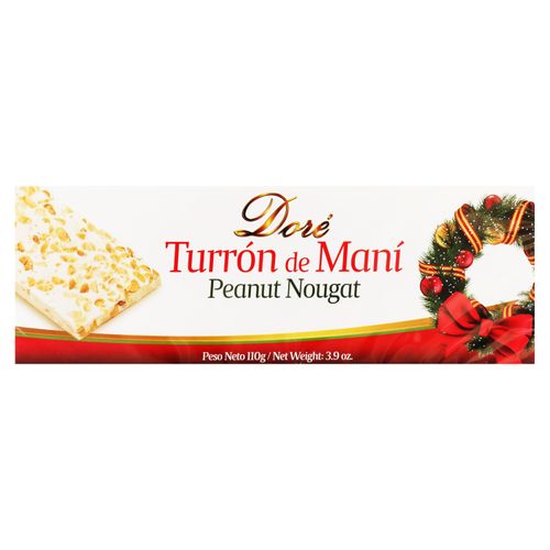 Turrón de Maní Doré, Navideño -110g