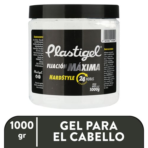 Fijador en gel Plastigel para cabello fijación máxima - 1000 g