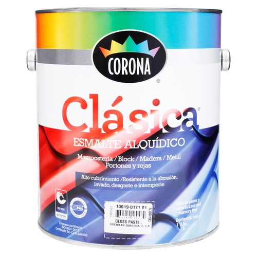 Pintura Clásica de Aceite Corona, Entintable Pastel - Galón