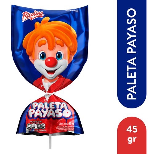 Paleta Ricolino Payaso Marshmallow Con Chocolate - 45g