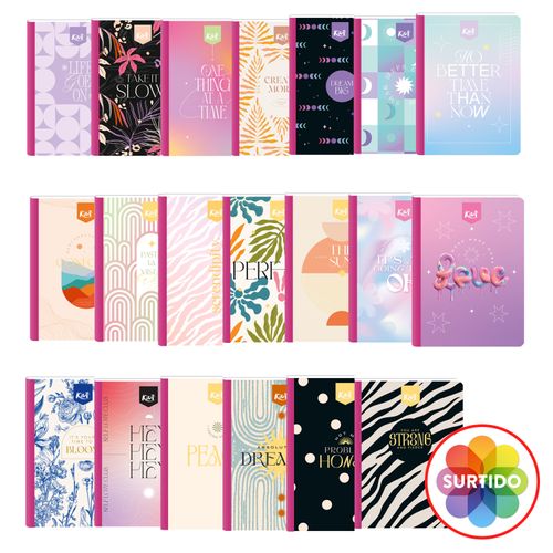 Cuaderno Norma, cosido, Kiut, Surtido-100 hojas