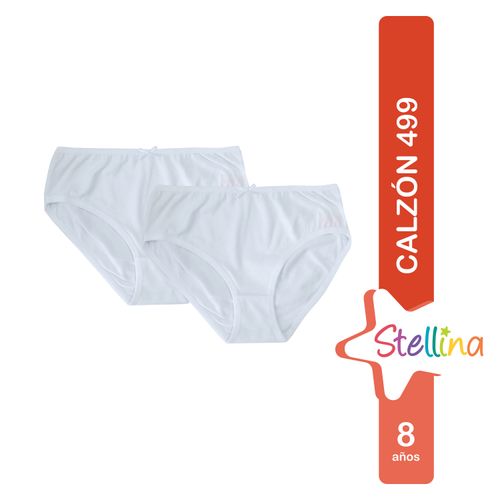 Calzon Stellina, para niña- talla 8 -2 uds