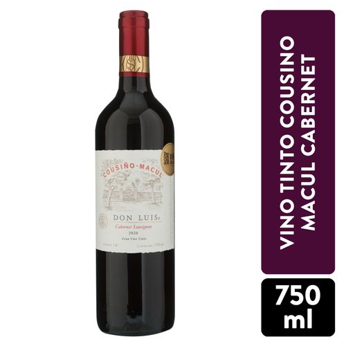 Vino Tinto Cousino Macul Cabernet -750ml