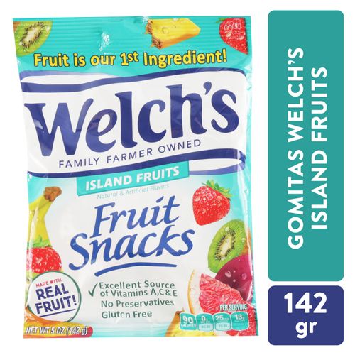 Gomitas Welch's island bolsa - 142 g