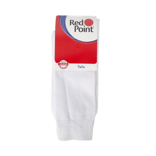 Calcetín Casual Red Point Para Niño En Color Blanco - Talla 7-9