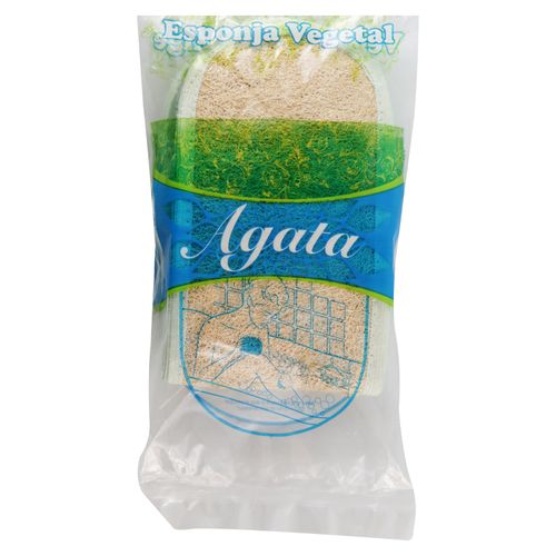 Esponja vegetal Agata para restregar la piel - ud