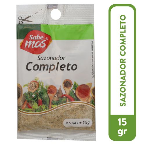 Sazonador completo Sabemas - 15 g