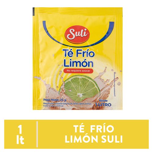 Mezcla Suli Para Bebida Té Frio Limón -25gr