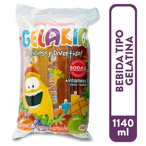 Gelatina Gelakin delicioso y divertido - 1140 g