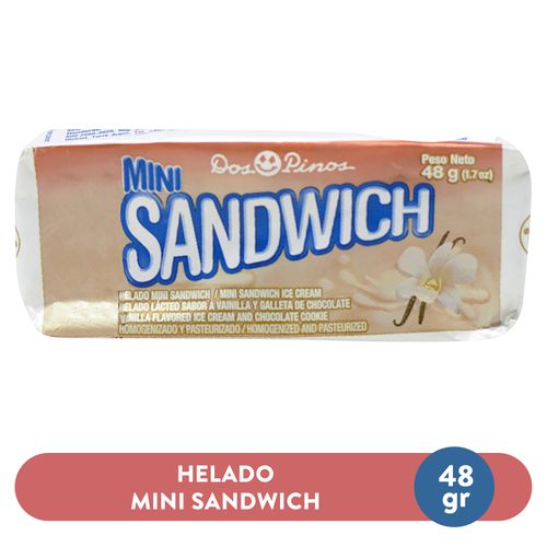 Helado Dos Pinos mini sandwich - 48 g