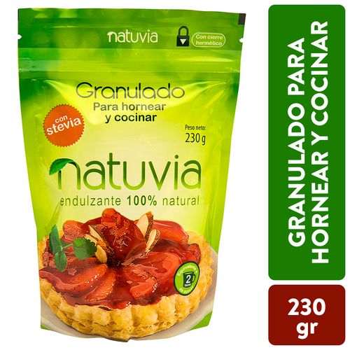 Endulzante natural Natuvia granualdo con stevia - 230 g