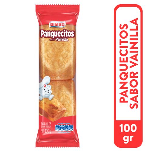 Panquecito Bimbo sabor vainilla 2 pack - 100 g