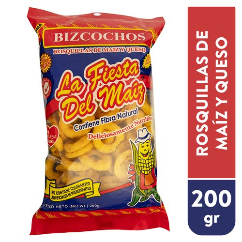 Biscocho La Feria Del Maíz contiene fibra natural - 200 g