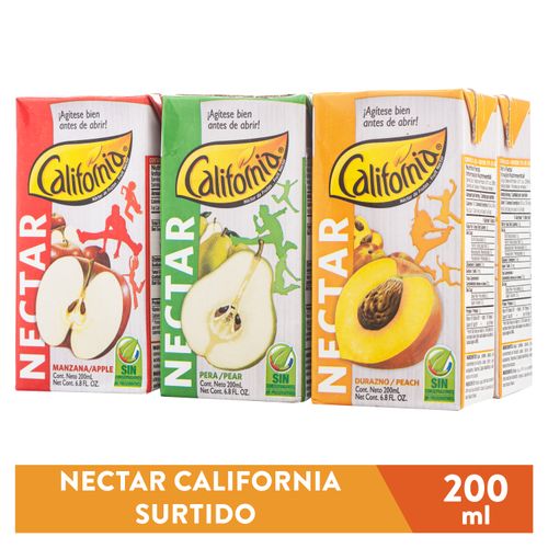 6 Pack Nectar California Surtido - 200ml