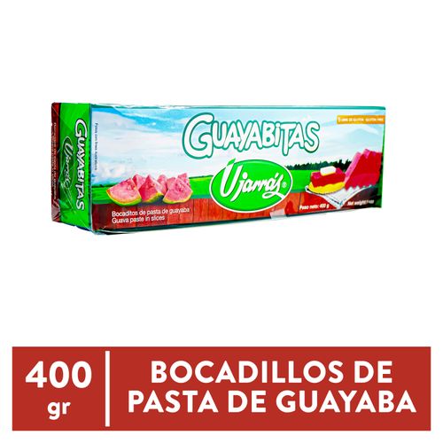Bocadillos Ujarrás guayaba caja - 400 g
