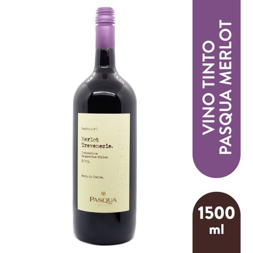 Vino Pasqua Tinto Vegn D Sol Merlot - 1500ml