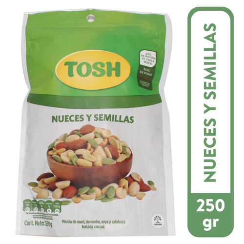 Semillas Tosh mixtas con nueces - 250 g