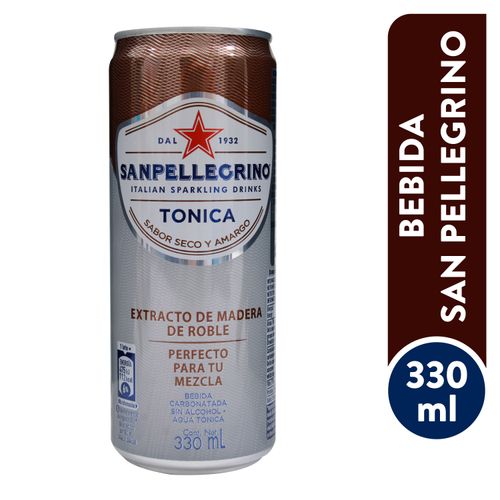 AGUA GAS SAN PELLEGRINO QUINADA LT 330ML