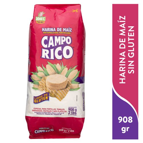 Harina Campo Rico de maíz - 908 g