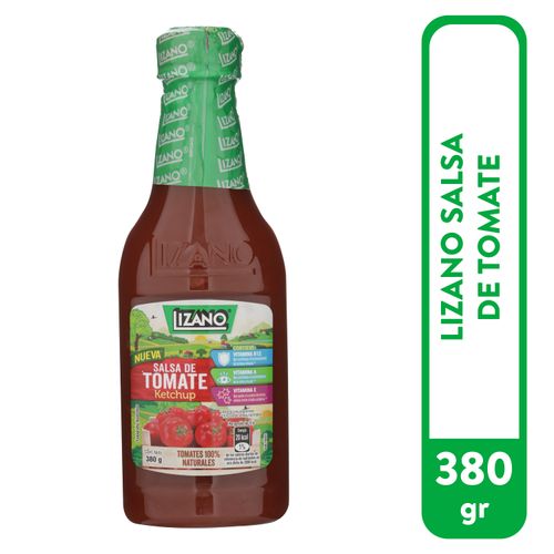 Salsa Lizano kétchup de tomate en botella - 380 g