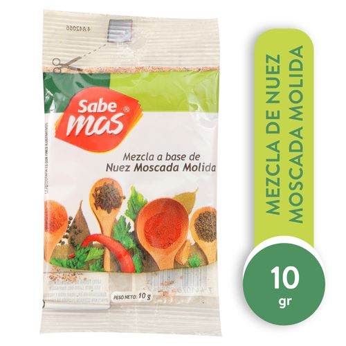 Especie Sabemas Nuez Moscada Molida - 10gr