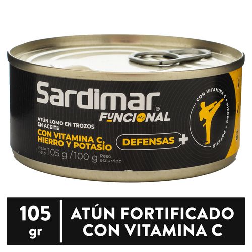 Atún Sardimar Lomo trozos en aceite funcional  - 105 g