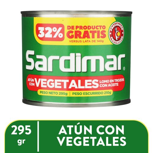 Atún Sardimar con vegetales - 295 g