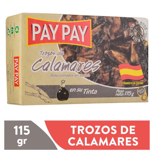Calamares Pay Pay Trozos Tinta - 115gr