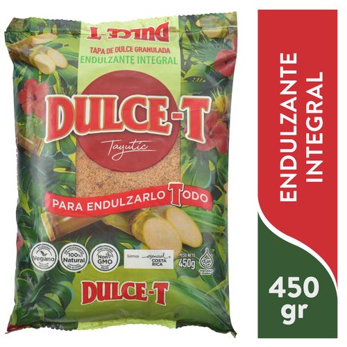 Tapa de dulce granulado Dulce T endulzante integral - 450 g