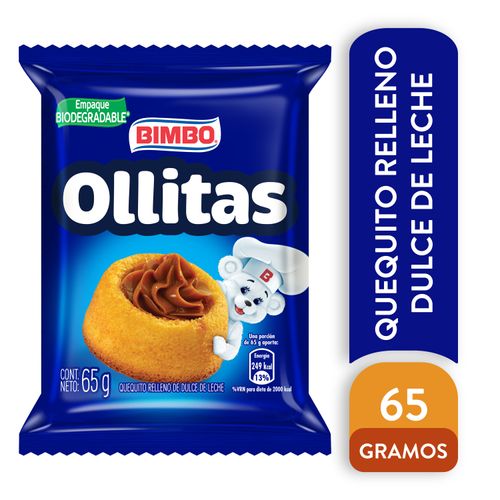 Quequito Bimbo ollita dulce de leche - 65 g