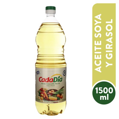 Aceite Cada Dia Soya Y Girasol - 1500ml