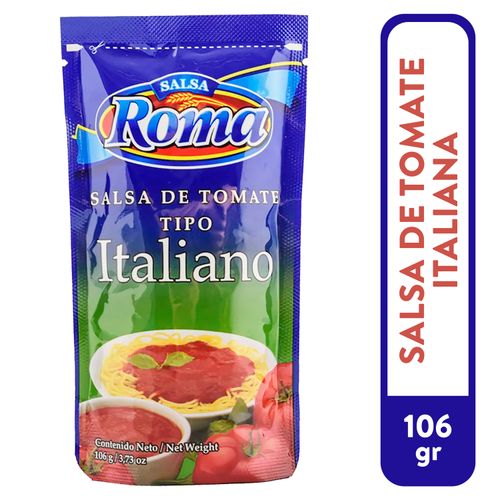 Salsa de tomate Roma tipo italiana - 106 g