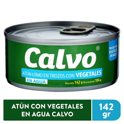 Atún Calvo con vegetales en água - 142 g