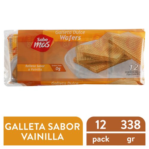 Galleta Sabemas wafer vainilla - 300 g