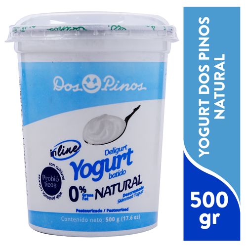 Yogurt Deligurt Dos Pinos Natural - 500Gr