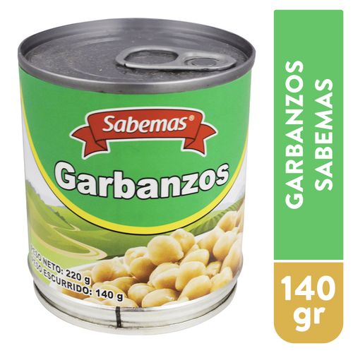 Garbanzos Sabemas en lata - 140 g