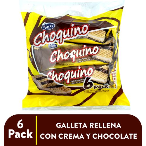 Sorbetos Jack's choquino 6 pack - 150 g