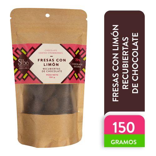 Chocolate Sibu Negro Fresas Recubiertas - 50 g