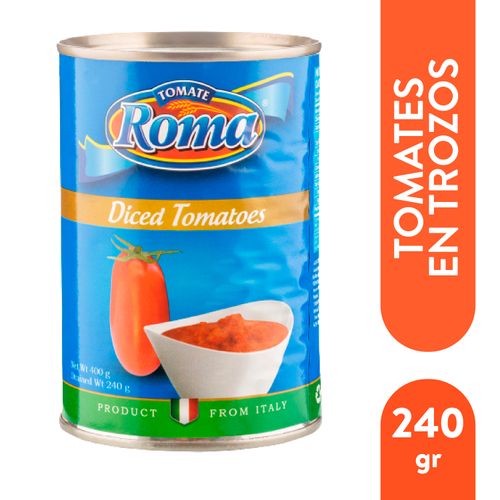 Tomate Roma Pelado Trocitos - 400gr